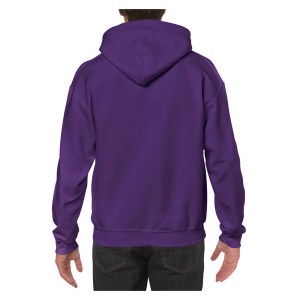 Gildan Heavy Blend Full Zip Hooded Sweatshirt Purple
