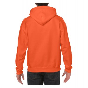 Gildan Heavy Blend Full Zip Hooded Sweatshirt Orange