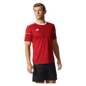 Adidas Squadra 17 Short Sleeve Jersey Power Red-White