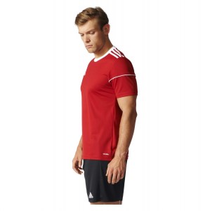 Adidas Squadra 17 Short Sleeve Jersey Power Red-White