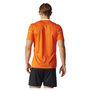 Adidas Squadra 17 Short Sleeve Jersey Orange-White
