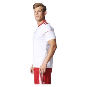 Adidas Squadra 17 Short Sleeve Jersey White-Power Red