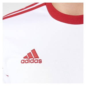 Adidas Squadra 17 Short Sleeve Jersey White-Power Red