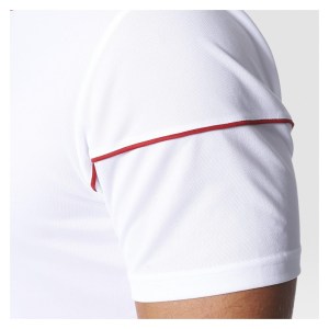 Adidas Squadra 17 Short Sleeve Jersey White-Power Red