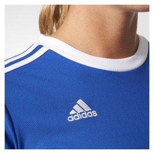 Adidas Womens Squadra 17 Short Sleeve Jersey (w) Bold Blue-White