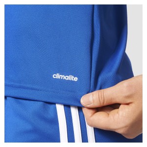 Adidas Womens Squadra 17 Short Sleeve Jersey (w) Bold Blue-White