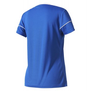 Adidas Womens Squadra 17 Short Sleeve Jersey (w) Bold Blue-White