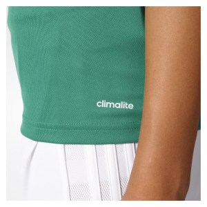 Adidas Womens Squadra 17 Short Sleeve Jersey (w) Bold Green-White