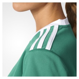 Adidas Womens Squadra 17 Short Sleeve Jersey (w) Bold Green-White