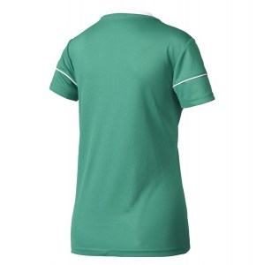 Adidas Womens Squadra 17 Short Sleeve Jersey (w) Bold Green-White