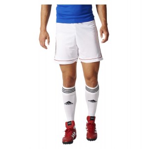 Adidas Squadra 17 Shorts White - Power Red