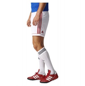 Adidas Squadra 17 Shorts White - Power Red