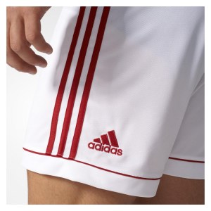 Adidas Squadra 17 Shorts White - Power Red