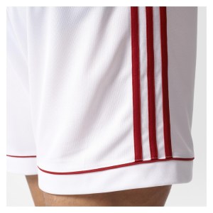 Adidas Squadra 17 Shorts White - Power Red
