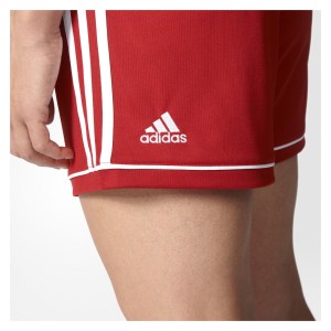 Adidas Womens Squadra 17 Shorts (w) Power Red-White