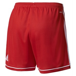 Adidas Womens Squadra 17 Shorts (w) Power Red-White