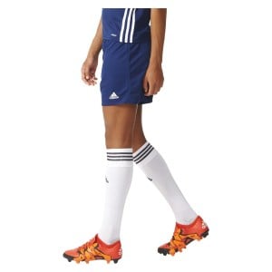 Adidas Womens Parma 16 Shorts (w) Dark Blue-White