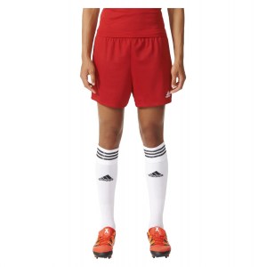 Adidas Womens Parma 16 Shorts (w) Power Red-White