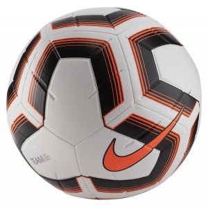 Nike Strike Team Match Ball White-Black-Total Orange-Total Orange