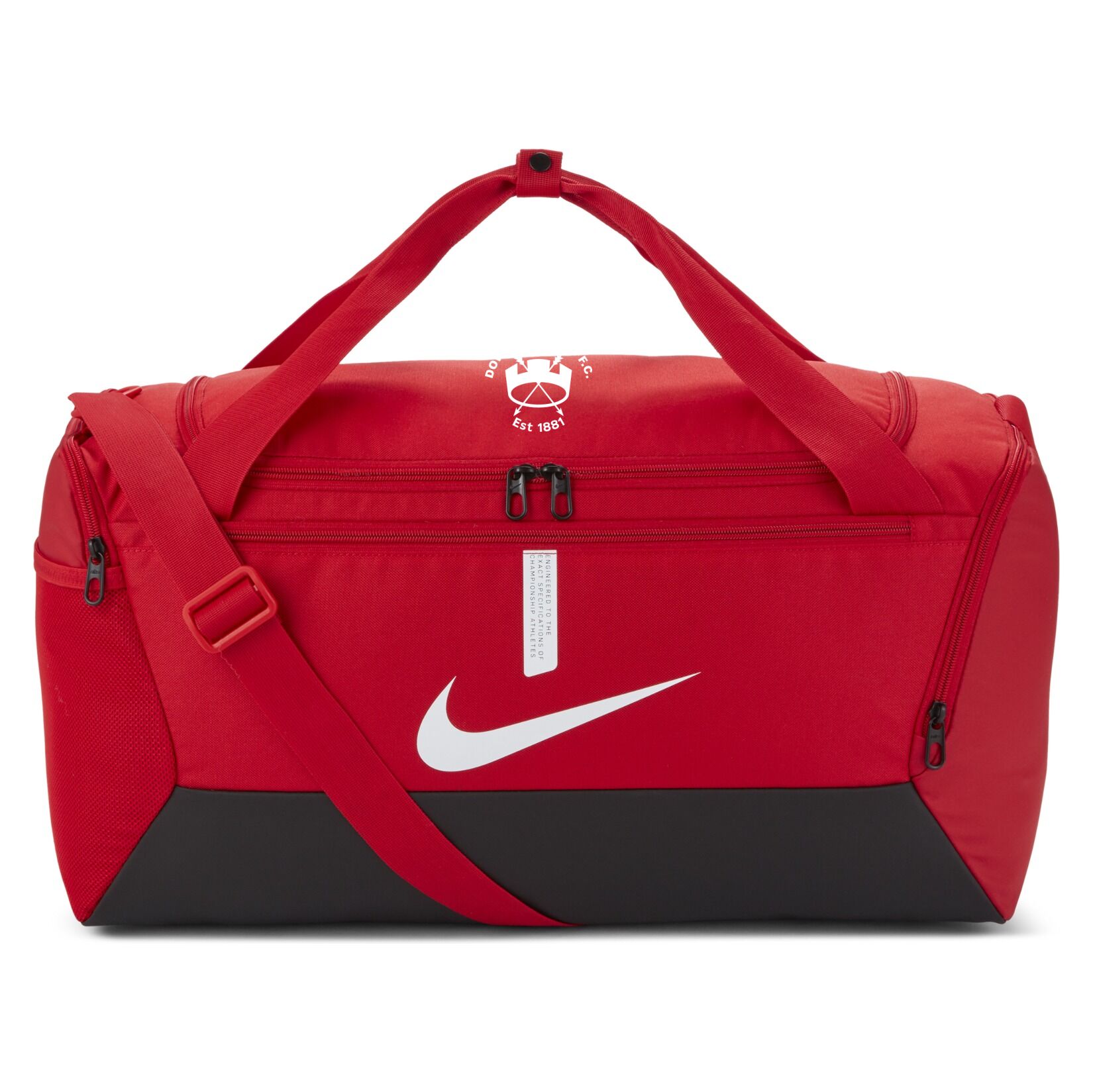 Nike Academy Team Duffel Bag (Small) - University Red/Black/White