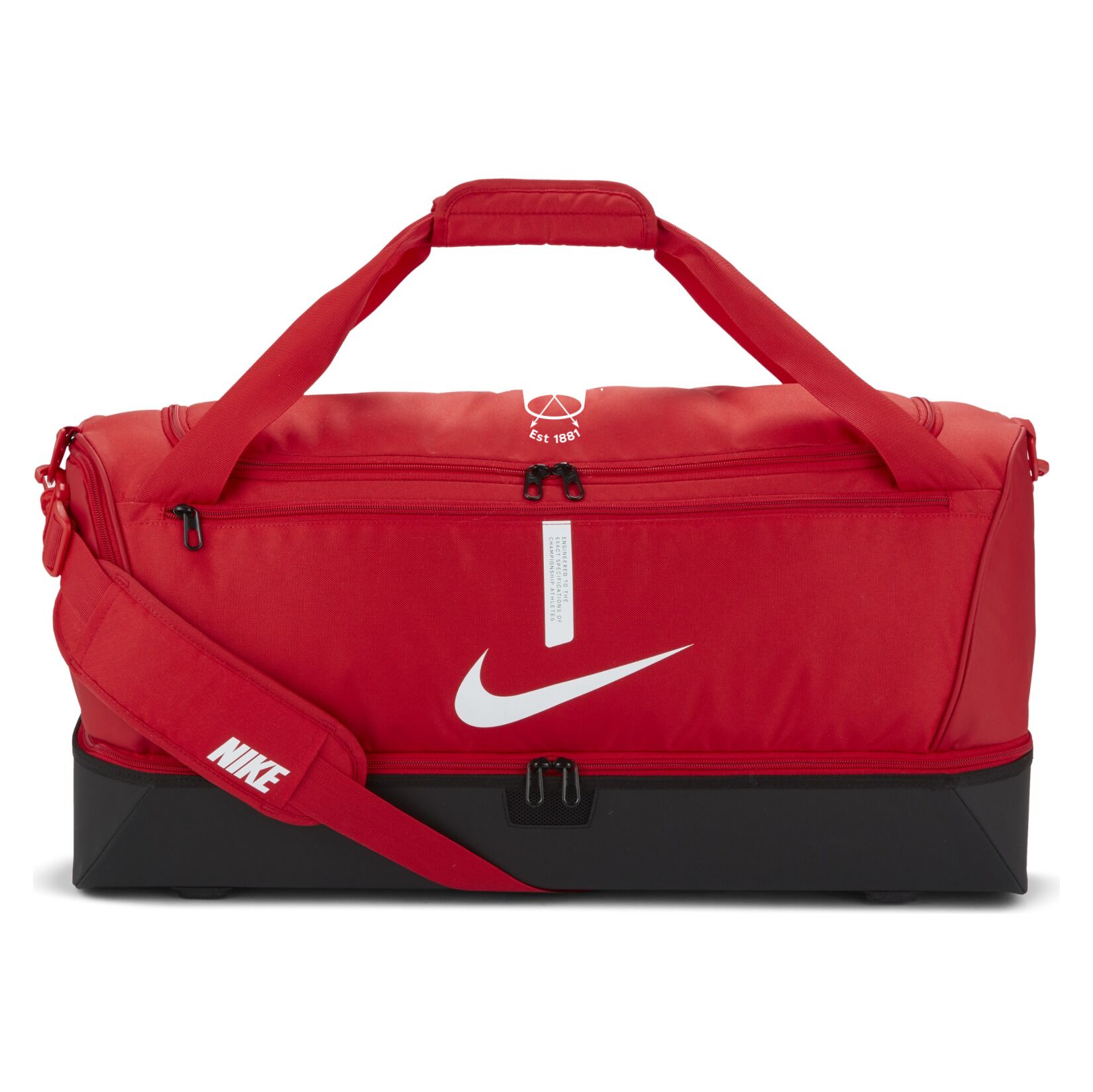 Nike Academy Team Hardcase Duffel Bag (Large) - University Red/Black/White