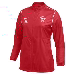 Nike Womens Repel Park 20 Rain Jacket (W) University Red-White-White