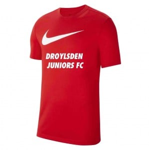 Nike Team Club 20 Swoosh Tee (M) University Red-White