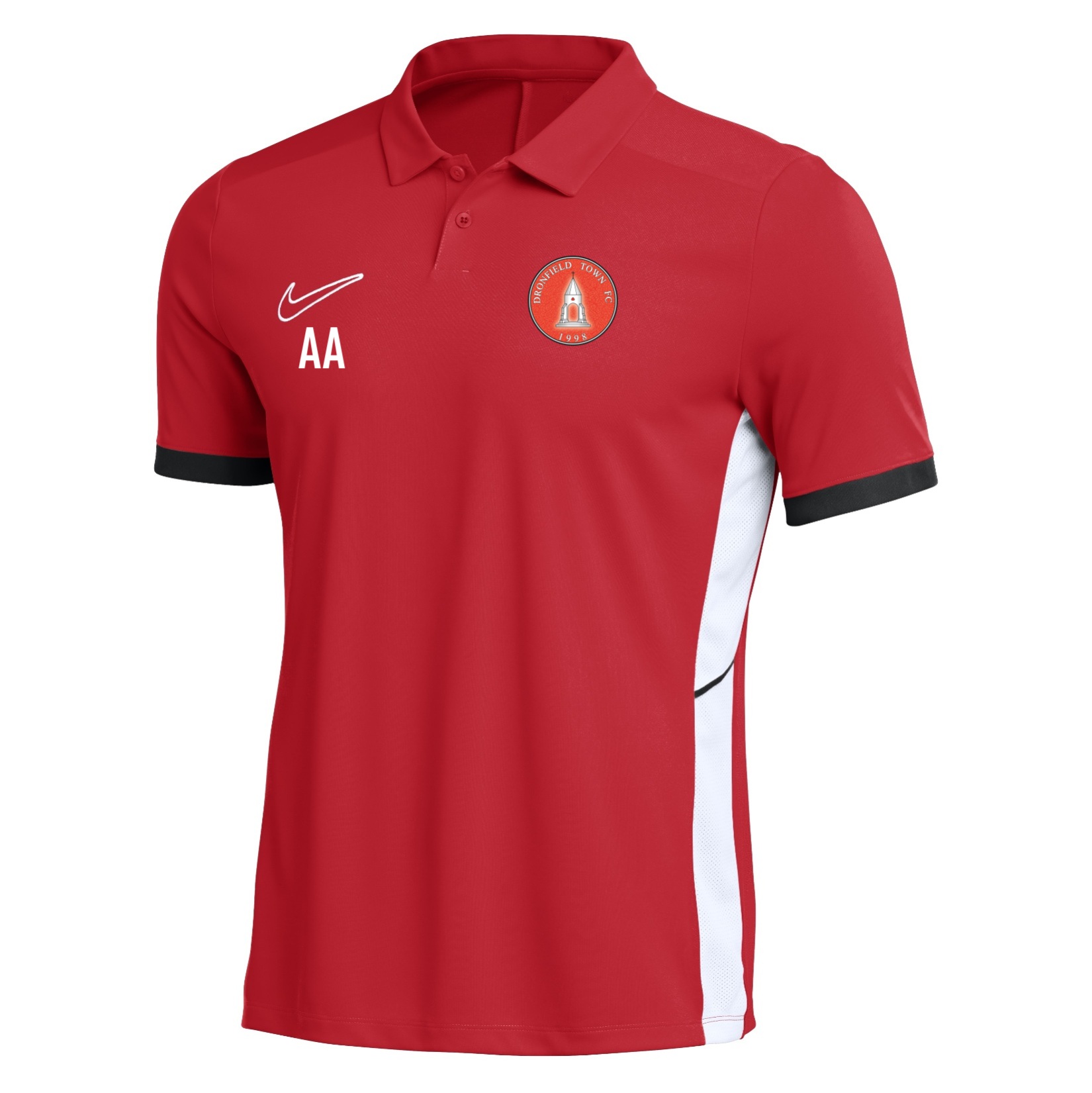 Nike Dri-FIT Academy 25 Polo - University Red/Gym Red/White