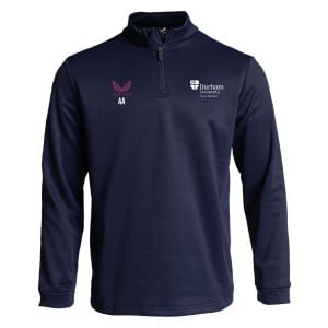 Castore Fleece Brushback 1/4 Zip Midlayer - Navy