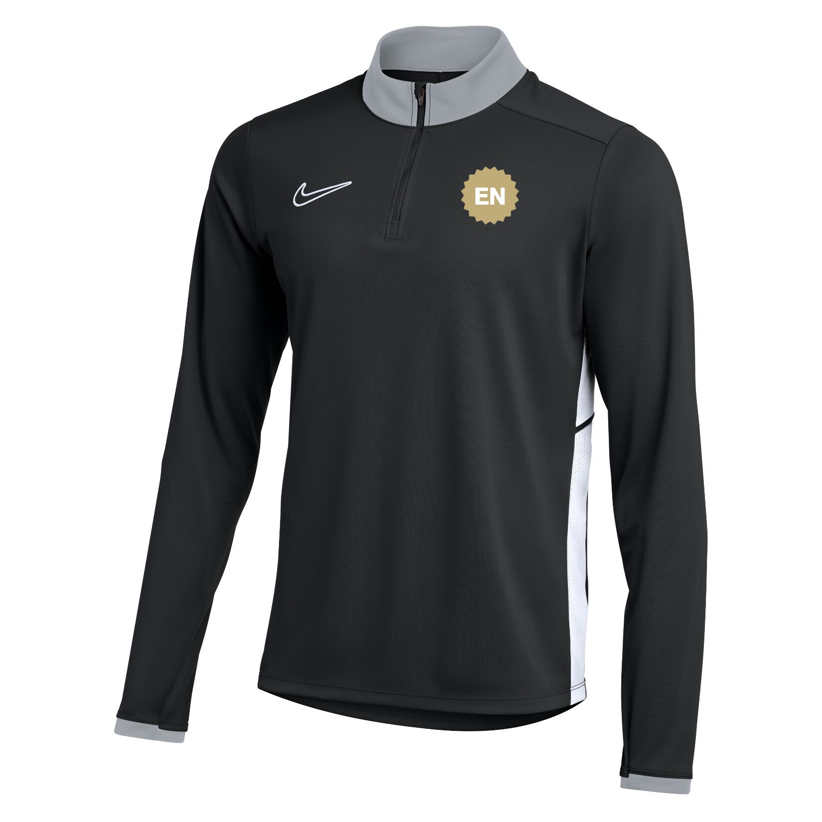 Nike Dri-FIT Academy 25 Drill Top - Black/White/White