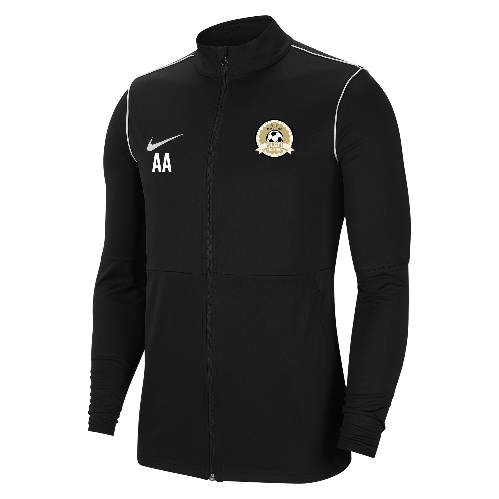 Nike Dri-FIT Park 20 Knitted Track Jacket - Black/White/White