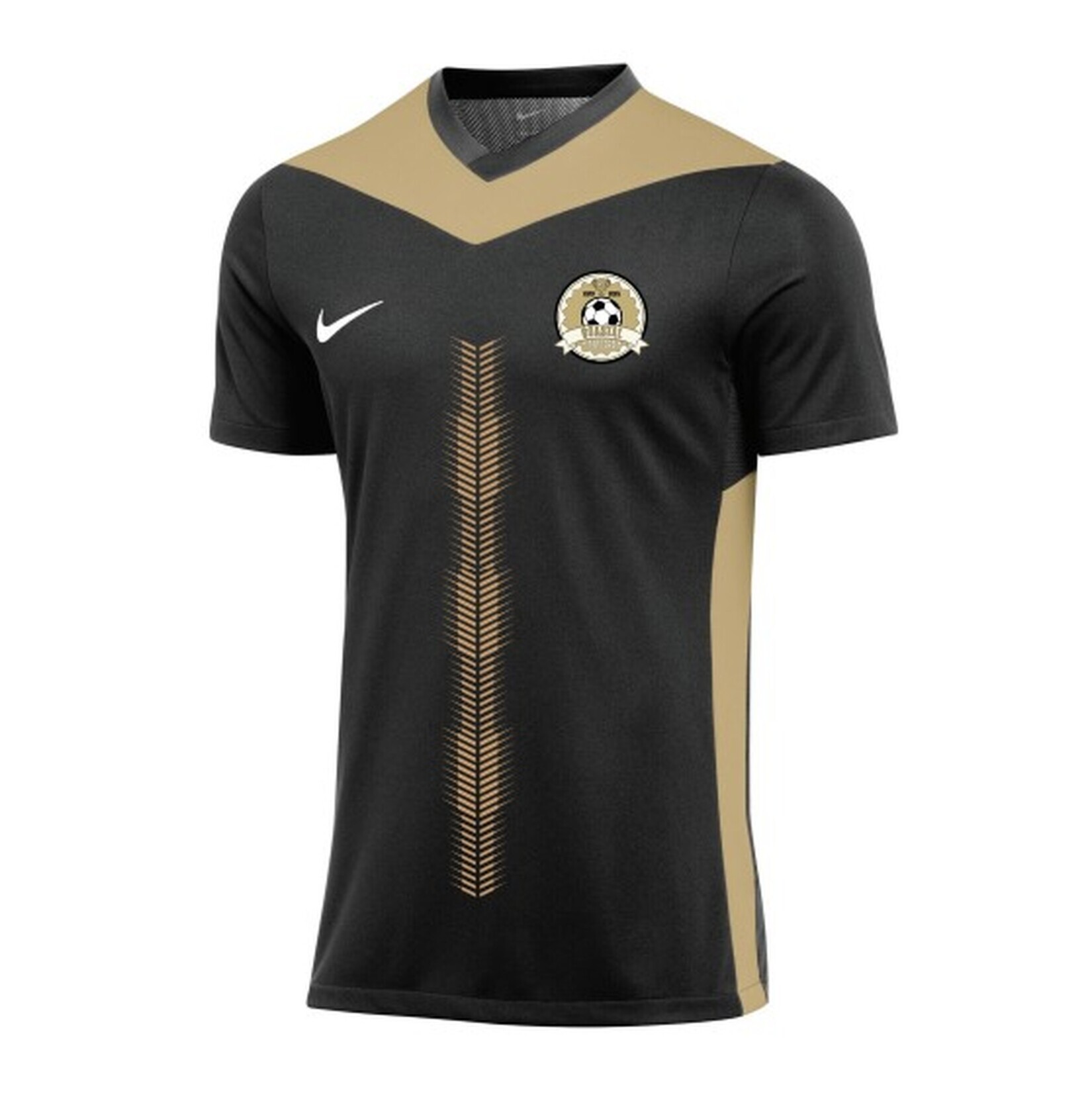 Nike Park Derby IV Dri-FIT Short Sleeve Shirt - Black/Jersey Gold/White