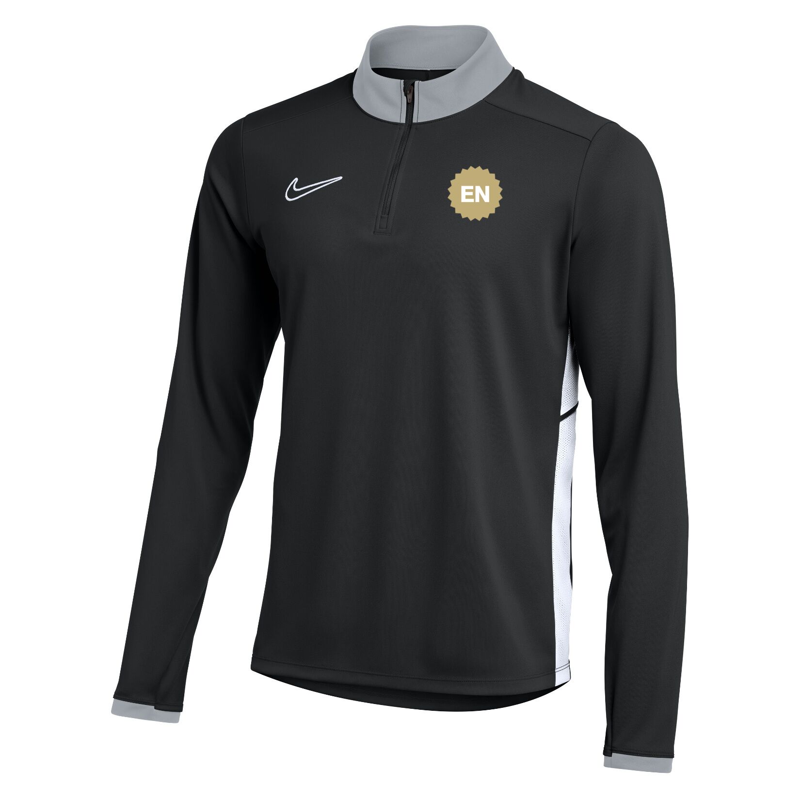 Nike Dri-FIT Academy 25 Drill Top - Black/White/White