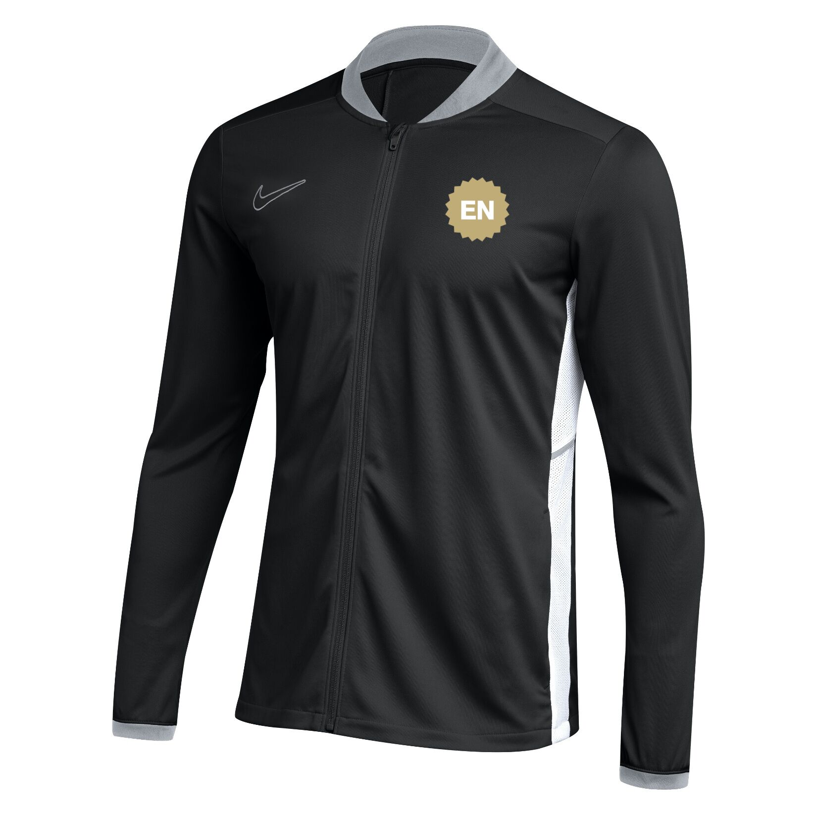 Nike Dri-FIT Academy 25 Knit Track Jacket (W) - Black/White/White