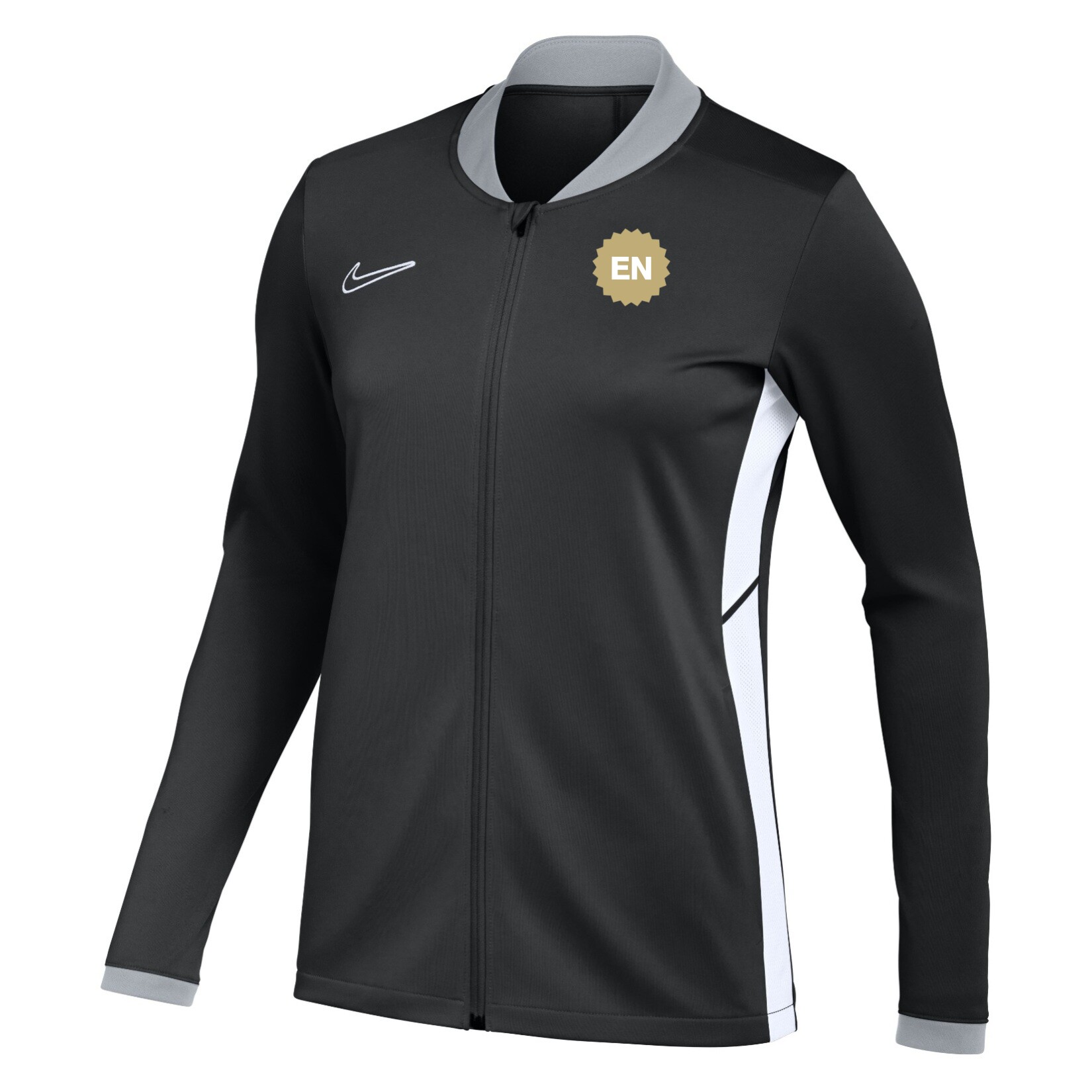 Nike Dri-FIT Academy 25 Knit Track Jacket (W) - Black/White/White