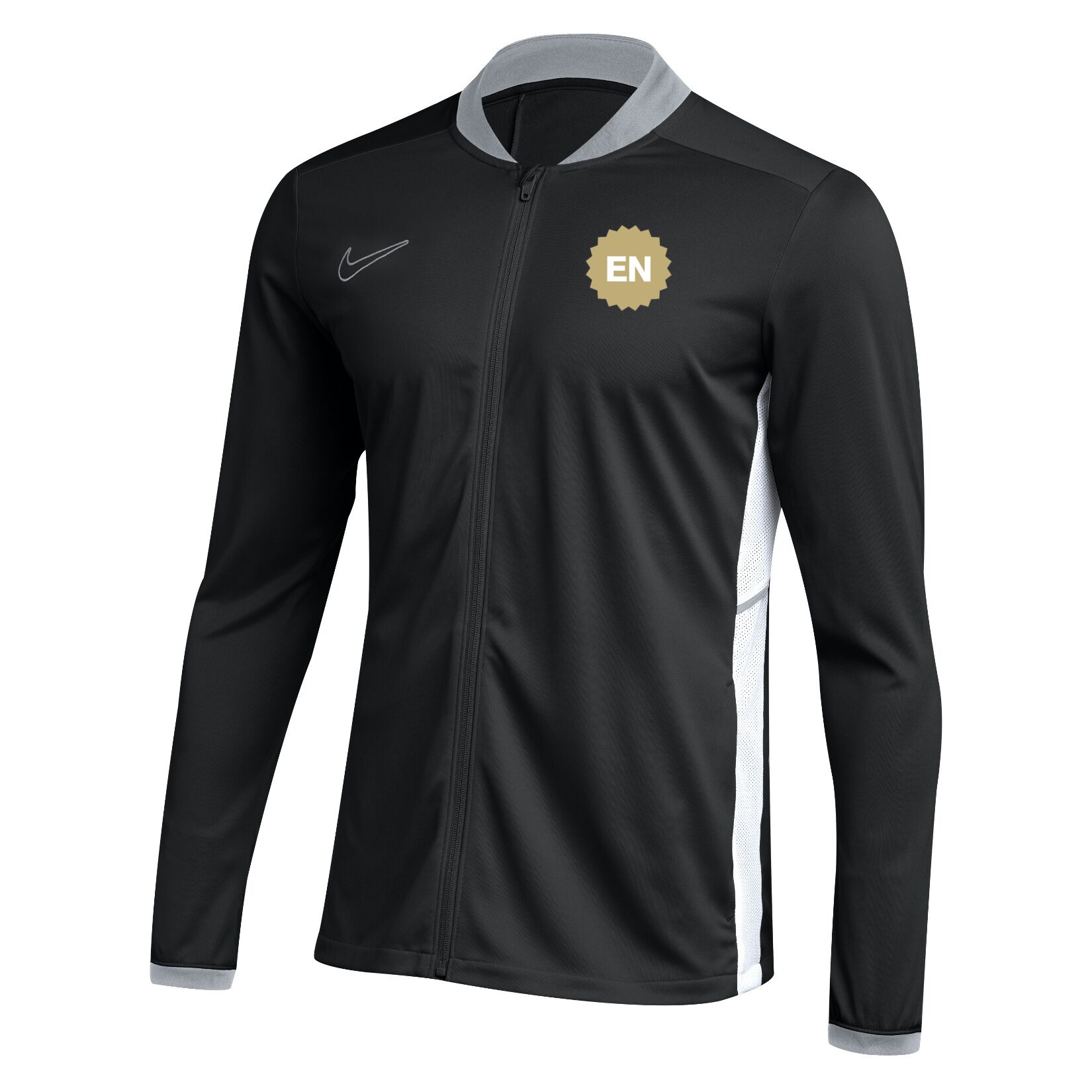 Nike Dri-FIT Academy 25 Knit Track Jacket (W) - Black/White/White