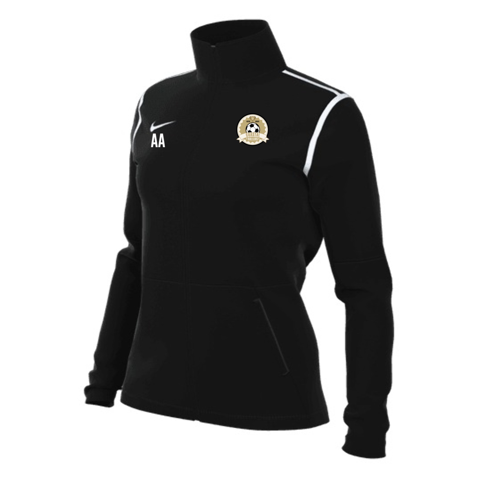 Nike Dri-FIT Park 20 Track Jacket (W) - Black/White/White