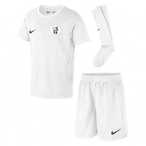 Nike Dri-FIT Park 20 Little Kids Kit White-White-Black