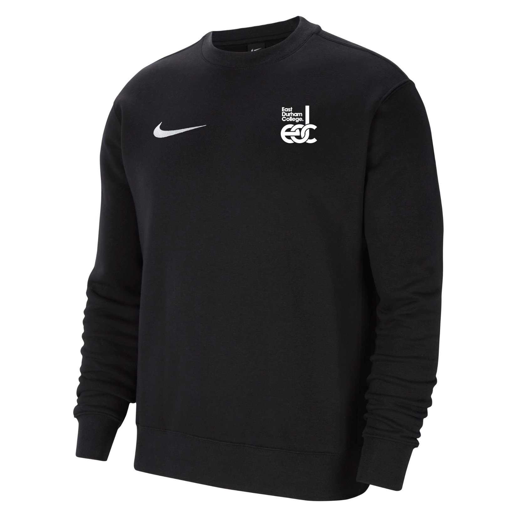 Nike Team Club 20 Fleece Crew Sweatshirt - Black/White/White