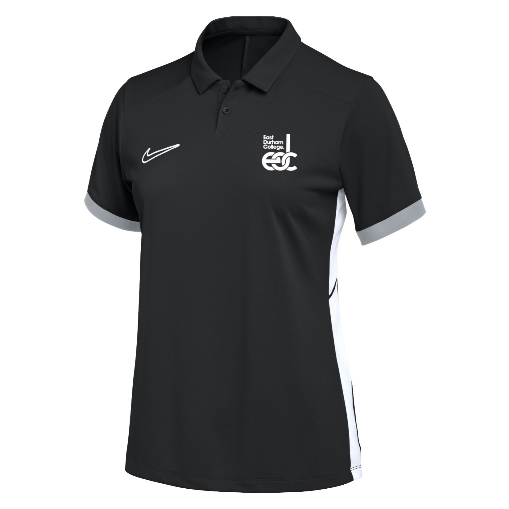 Nike Dri-FIT Academy 25 Polo (W) - Black/White/White