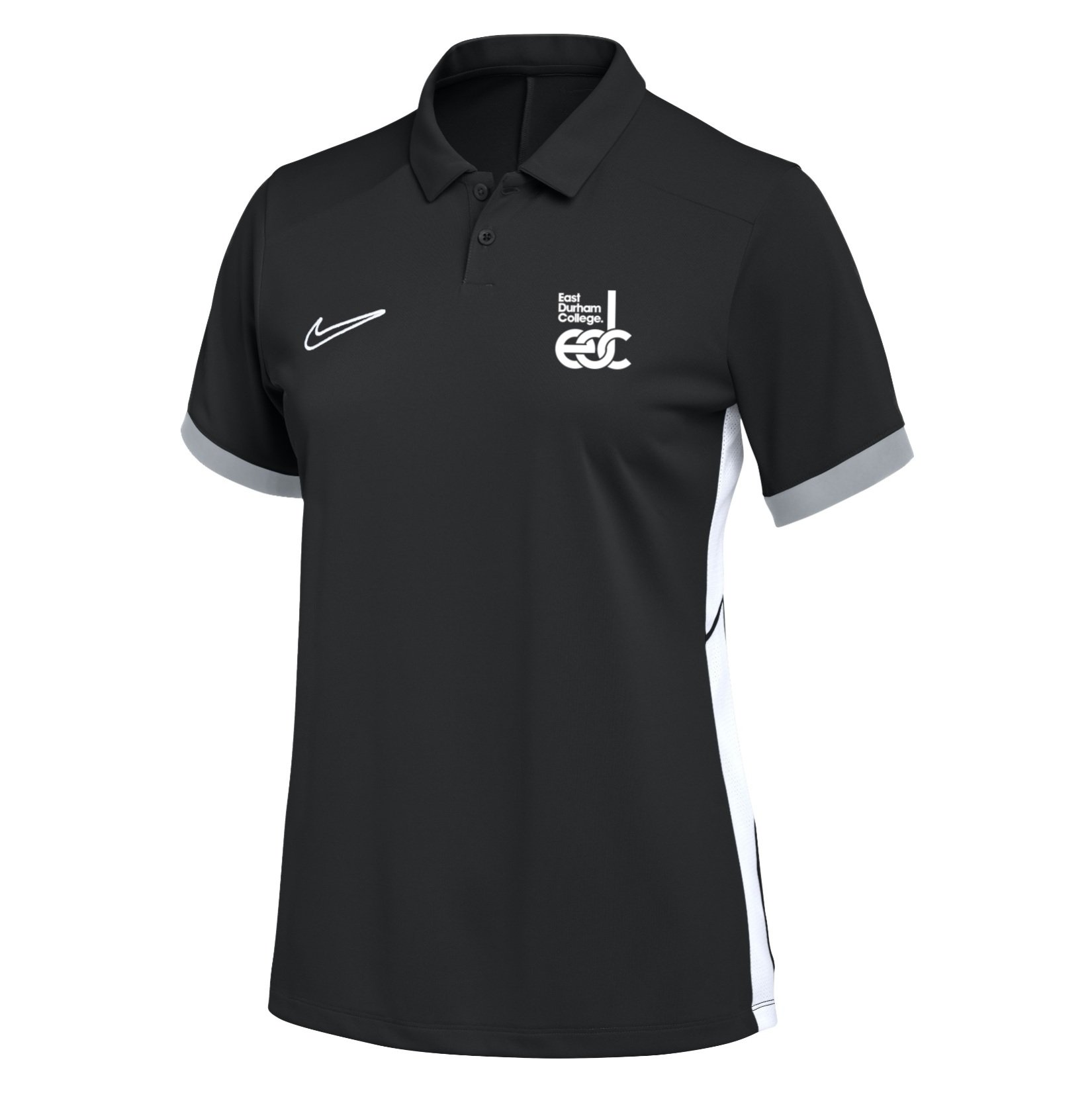 Nike Dri-FIT Academy 25 Polo (W) - Black/White/White