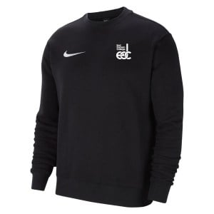 Nike Team Club 20 Fleece Crew Sweatshirt - Black/White/White