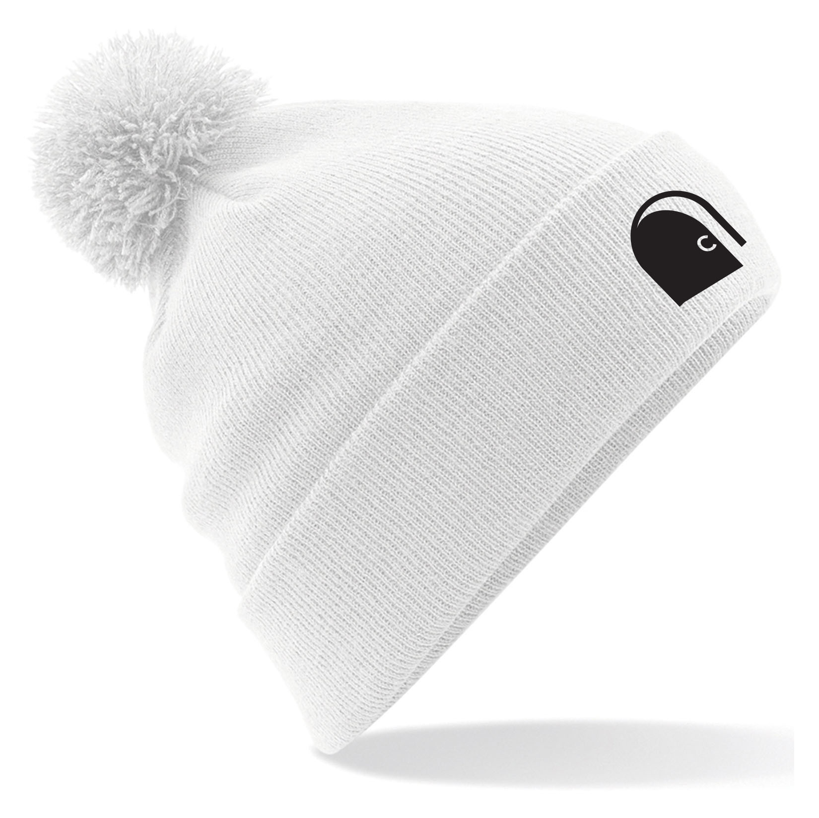 Original Pom Pom Beanie White