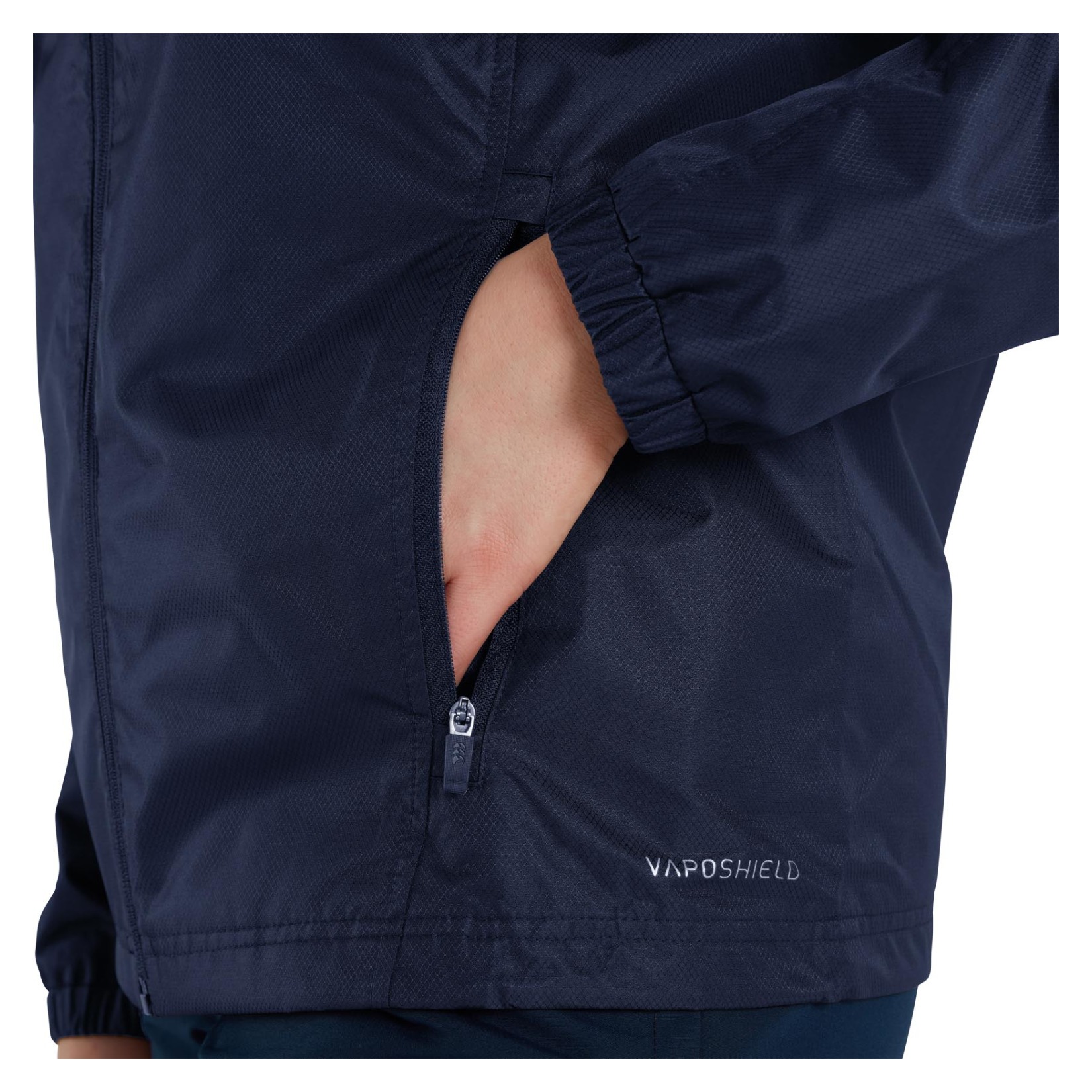 Canterbury Womens Club Vaposhield Full Zip Rain Jacket (W)