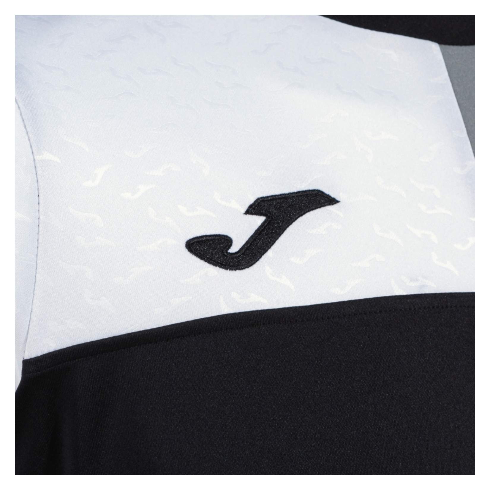 Joma Crew V Short Sleeve T-Shirt Black-Grey-White