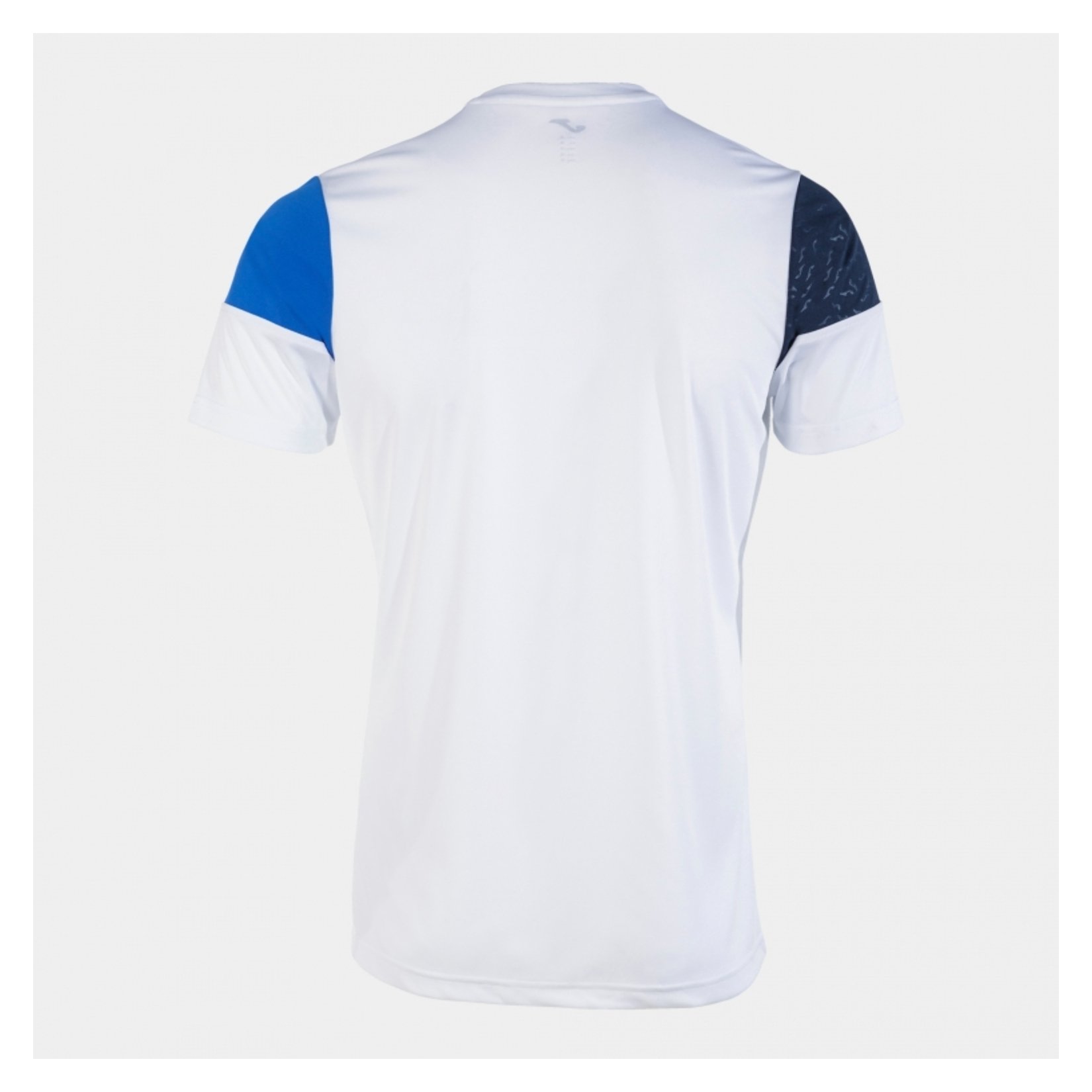 Joma Crew V Short Sleeve T-Shirt White-Royal-Navy