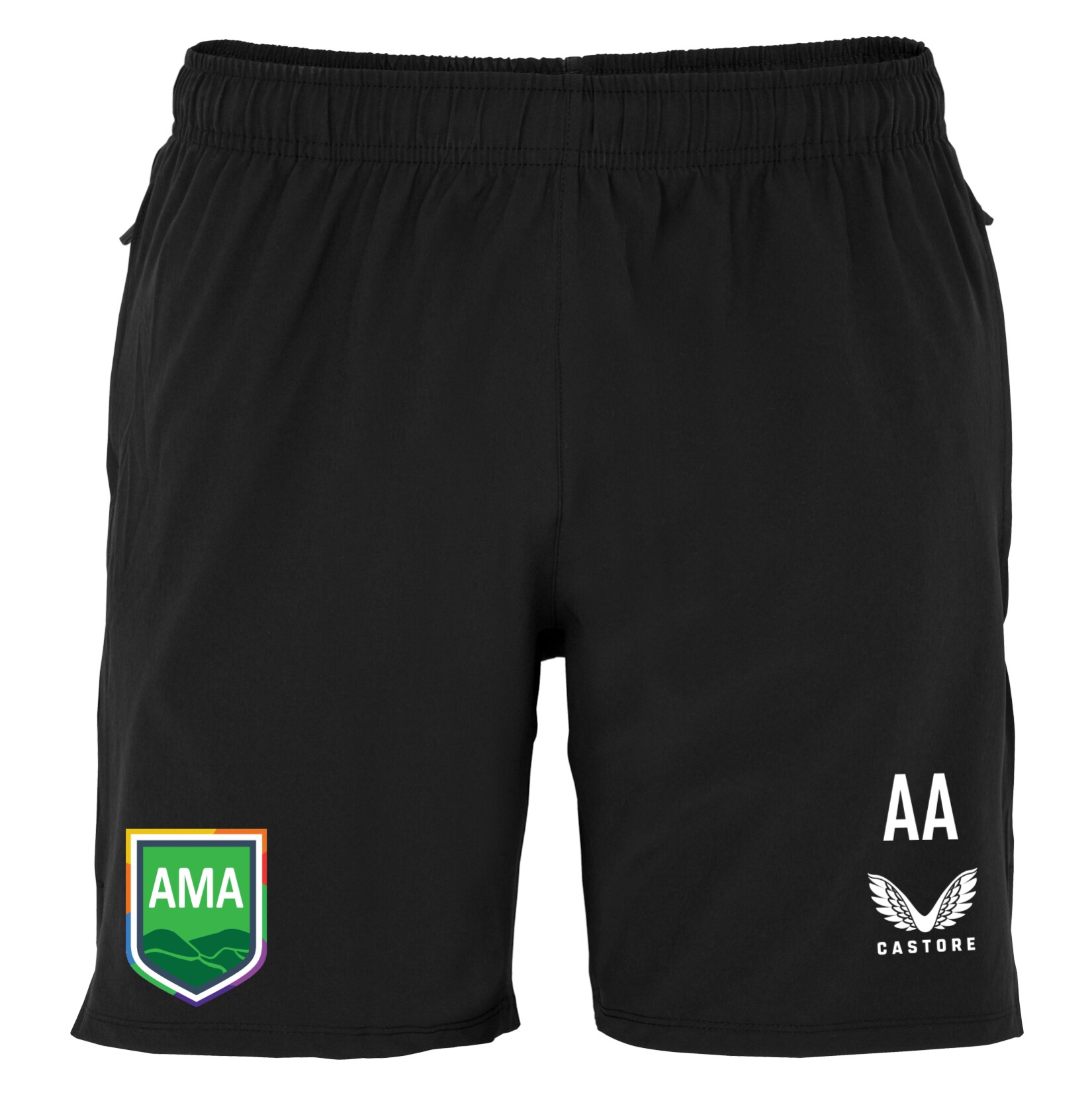 Castore Woven Training Short (Zip Pockets) - Black