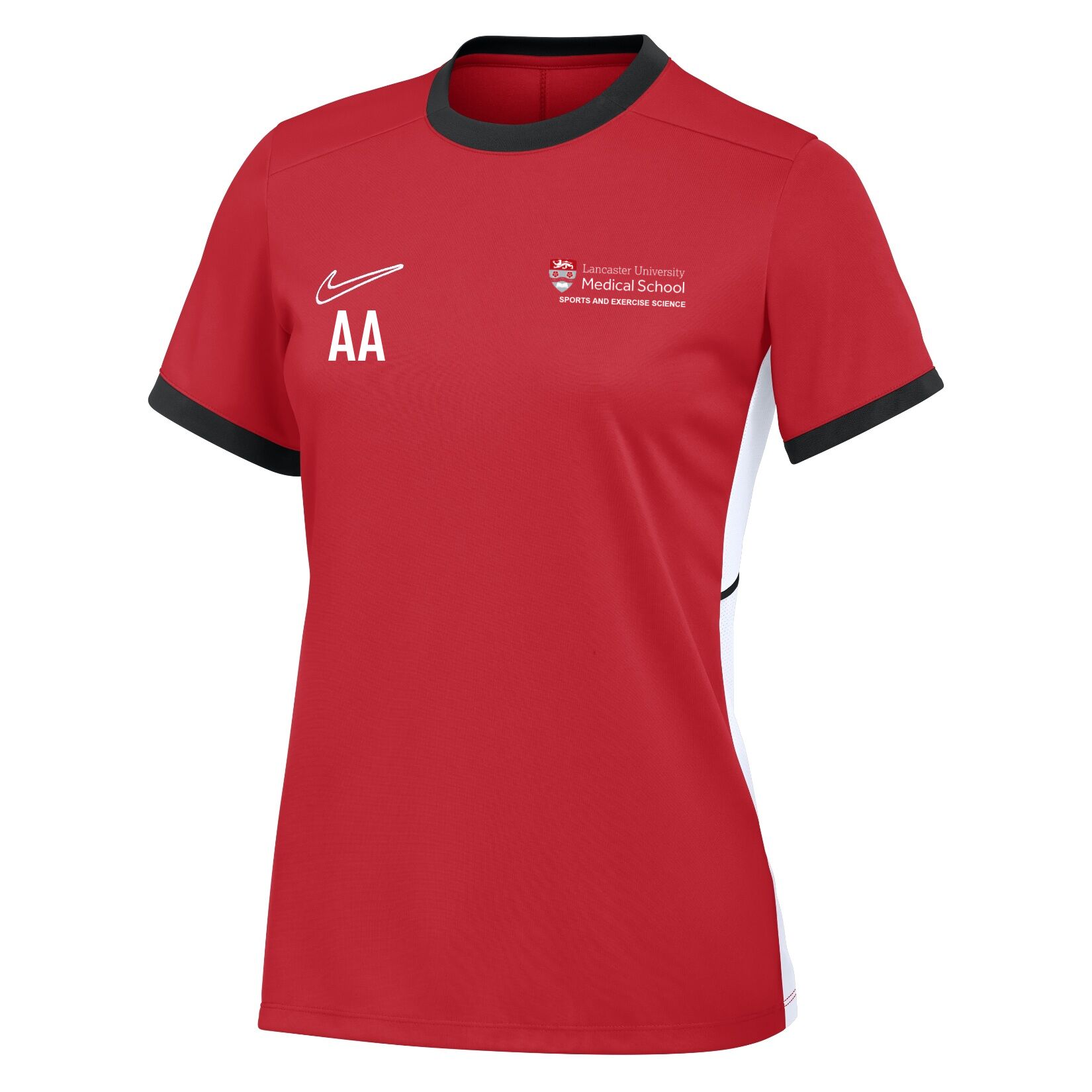 Nike Academy 25 Short-Sleeve Training Top (W) - University Red/Gym Red/White