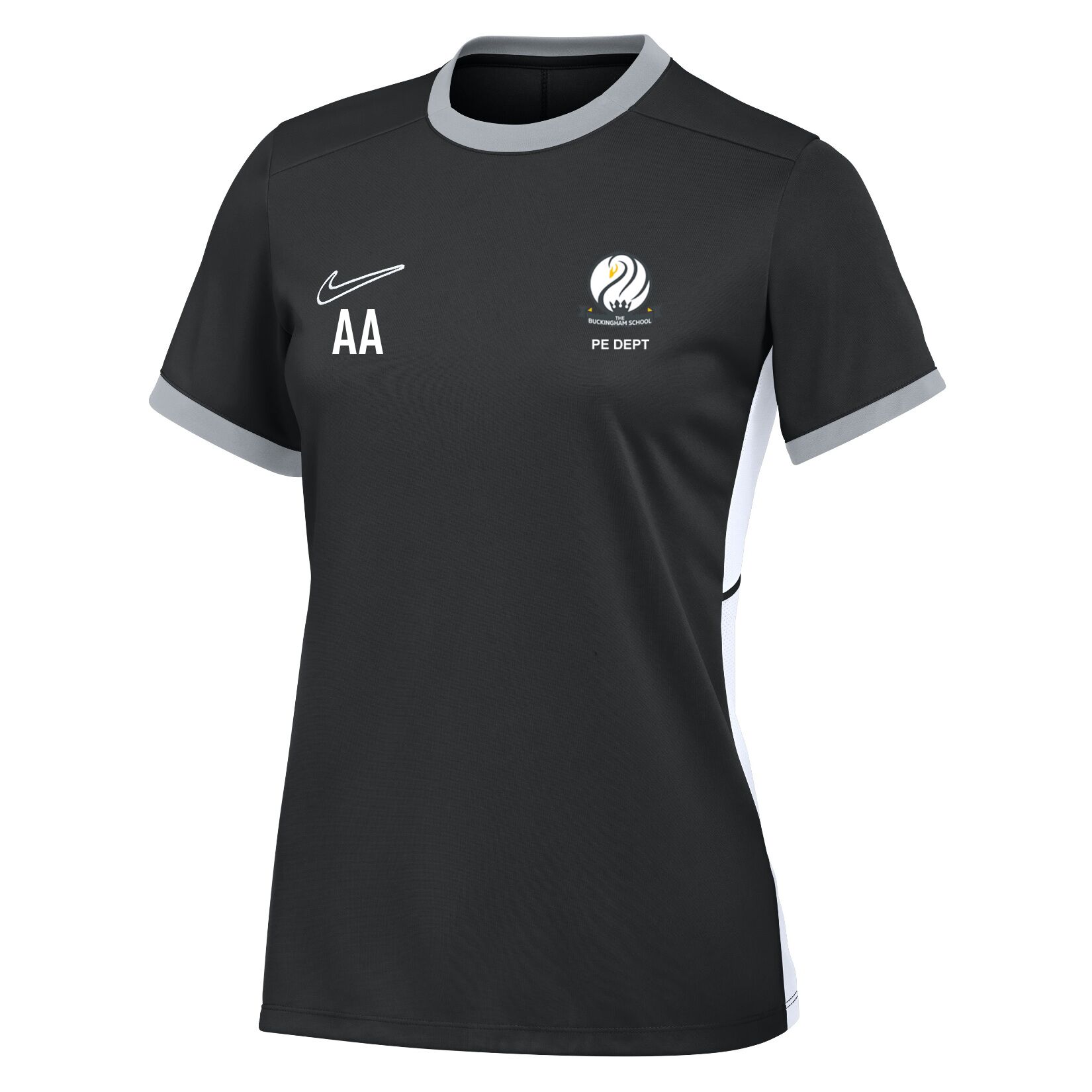Nike Academy 25 Short-Sleeve Training Top (W) - Black/White/White