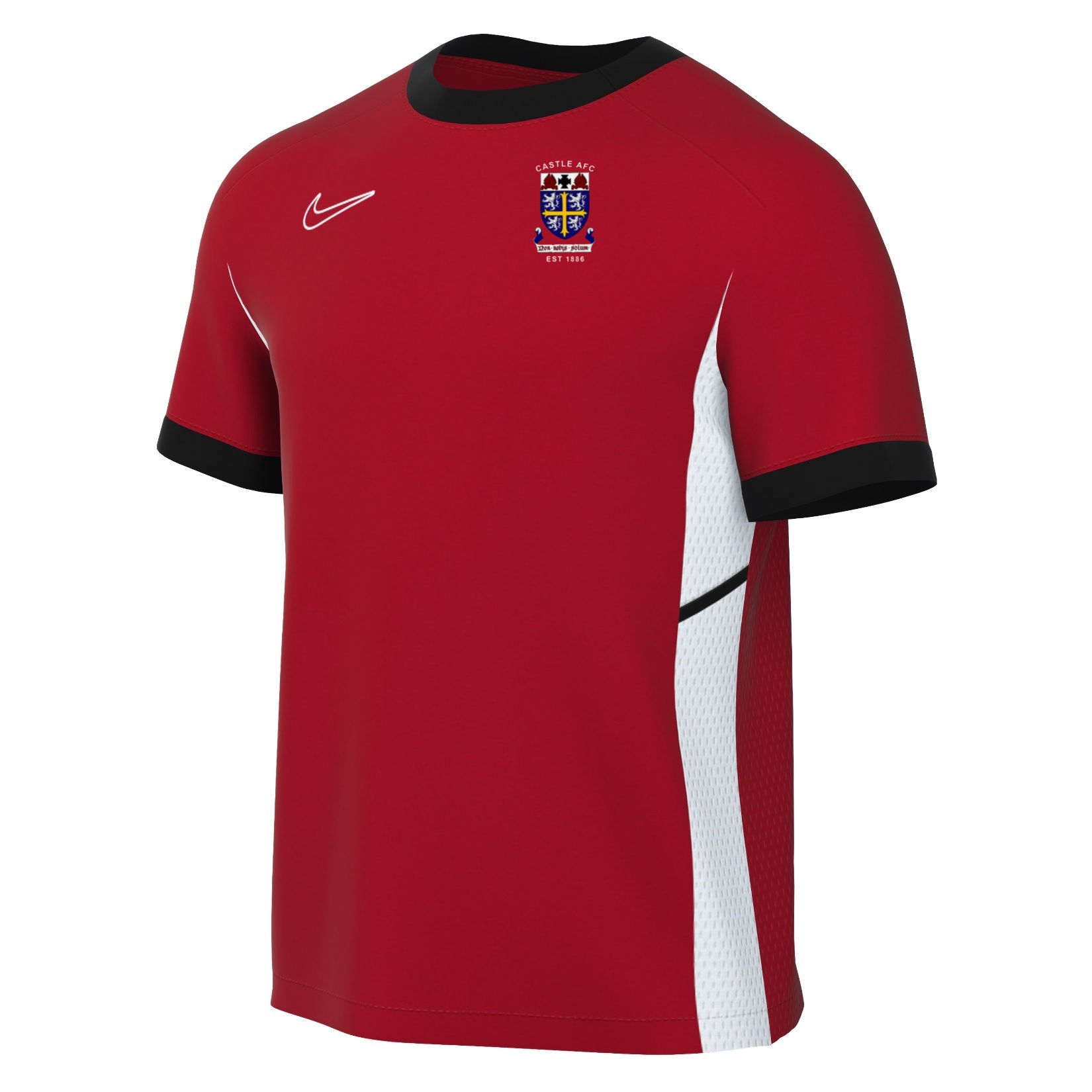 Nike Academy 25 Short-Sleeve Training Top - University Red/Gym Red/White
